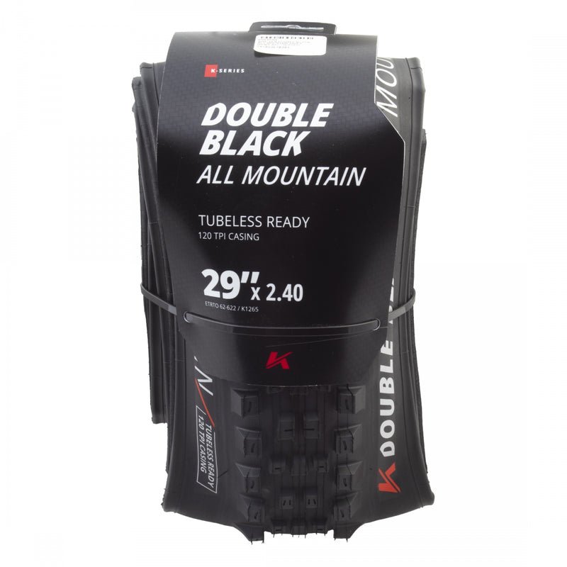 Load image into Gallery viewer, Kenda Double Black All Mountain 29x2.4 Tubeless MTB Tire Bundle - Trail, Enduro, Gravity Ready
