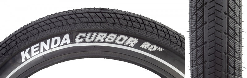Load image into Gallery viewer, Kenda Cursor 20x3.0 Wire TPI BMX-Inspired City Road Tire Reflective Sidewalls, Fast-Rolling, Durable
