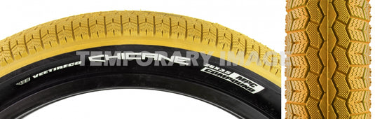 SE Bikes Chicane 26x3.5 Vintage Style BMX Fat Bike Tires Durable MPC Compound, Shallow Siping, Wide Tread