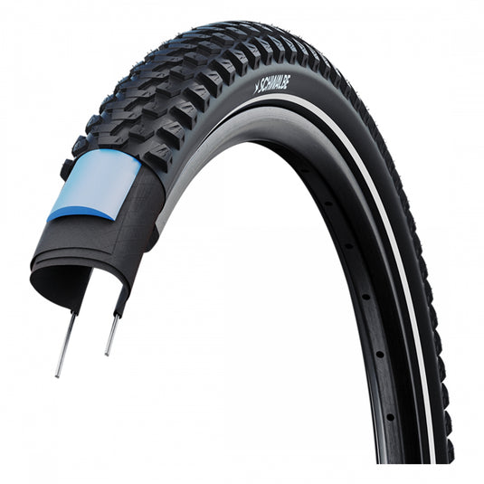 Schwalbe Marathon Plus MTB Performance Twin SmartGuard 27.5x2.1 Puncture-Resistant E-Bike Tire Bundle