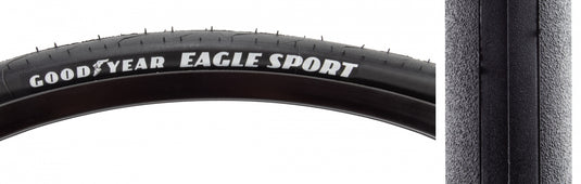 Goodyear Eagle Sport 700x28 Road Bike Tire | Folding Kevlar Bead, All-Condition Performance