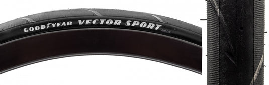 Goodyear Vector Sport 700x25 Bicycle Tires High-Performance Folding Tyres with RSH, Dual/HP Technology