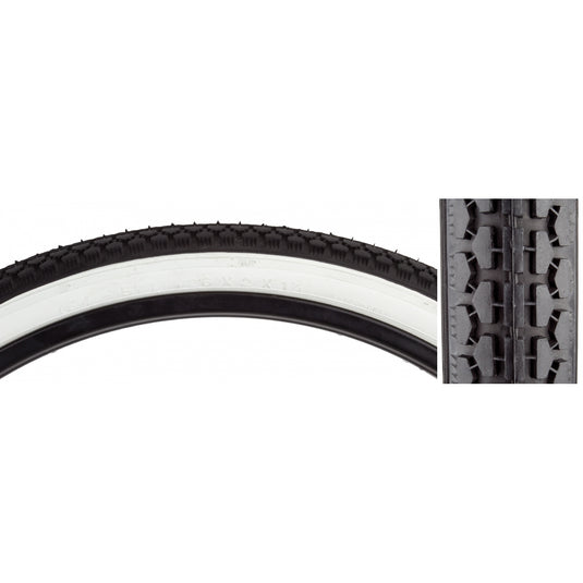 Pack of 2 Sunlite Street S7 Classic 26x2x13/4 S7 Clincher Wire 45 Black/Wht