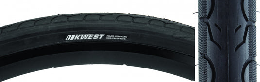 Pack of 2 Kenda Kwest 700 x 35 Clincher Wire TPI 85 Blck/Bsk Reflective BMX Bike
