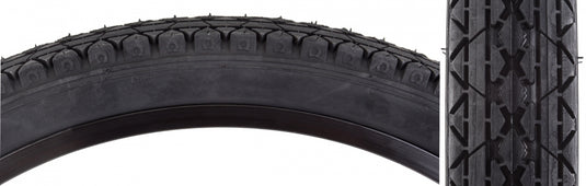 Pack of 2 Sunlite Cruiser CST241 26x2.125 Clincher Wire TPI 40 Black/Black