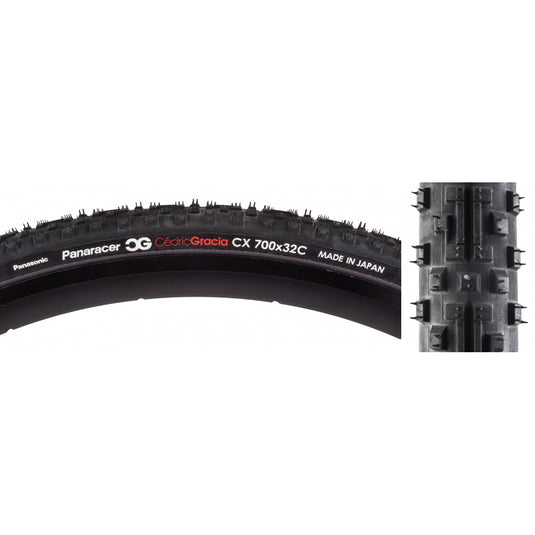 Pack of 2 Panaracer CG CX 700x32 Tubeless TPI 75 Black/Black Reflective Road