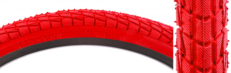 Load image into Gallery viewer, Pack of 2 Sunlite Freestyle Kontact 20x1.95 Clincher Wire 65 Rd/Red Reflective
