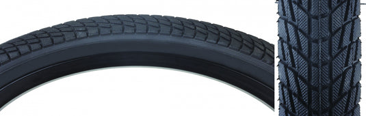 Pack of 2 Sunlite Freestyle Kontact 20x1.75 Wire 65 Black/Black Reflective BMX