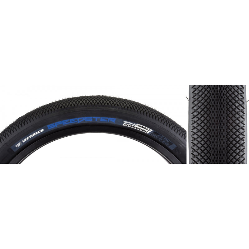 Load image into Gallery viewer, Pack of 2 Vee Tire &amp; Rubber Speedster 26x3.5 Clincher Fold TPI 20 Black/Black
