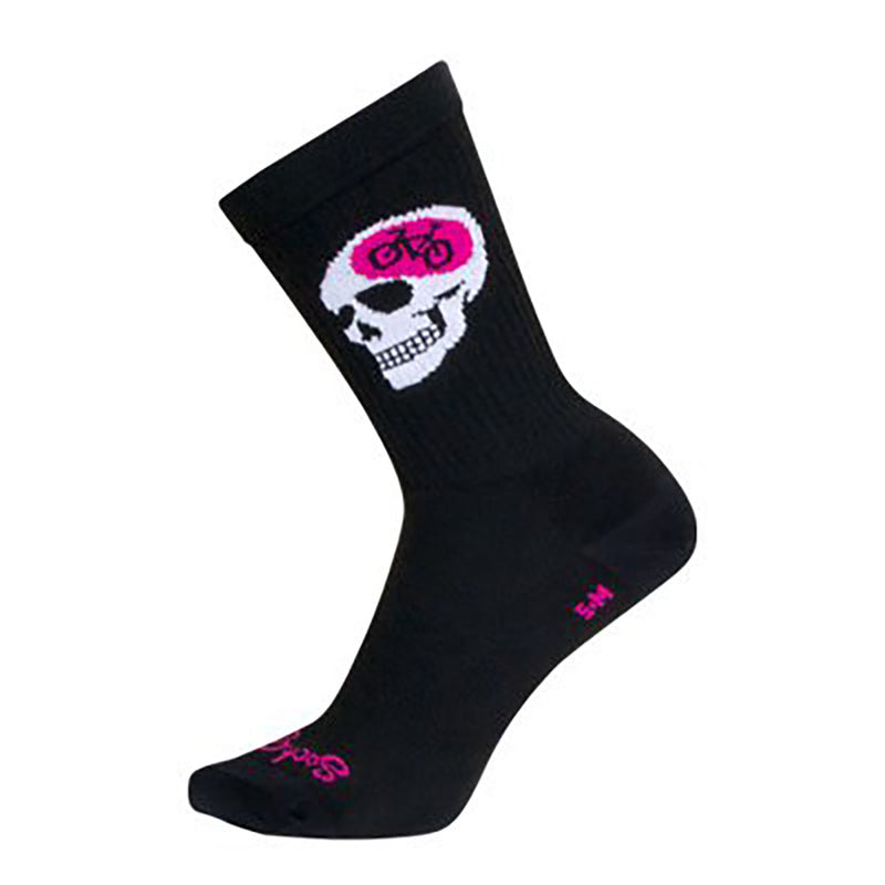 Load image into Gallery viewer, Sockguy Braincell Socks, 5-9, Black

