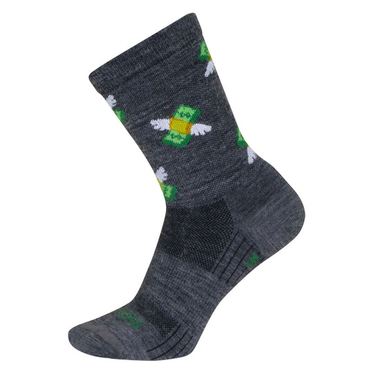Sockguy Cha Ching Wool Socks, 9-13, Gray NLS