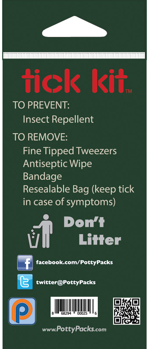 Load image into Gallery viewer, Complete Potty Packs Tick Kit: Essential Tick Removal and Prevention Set
