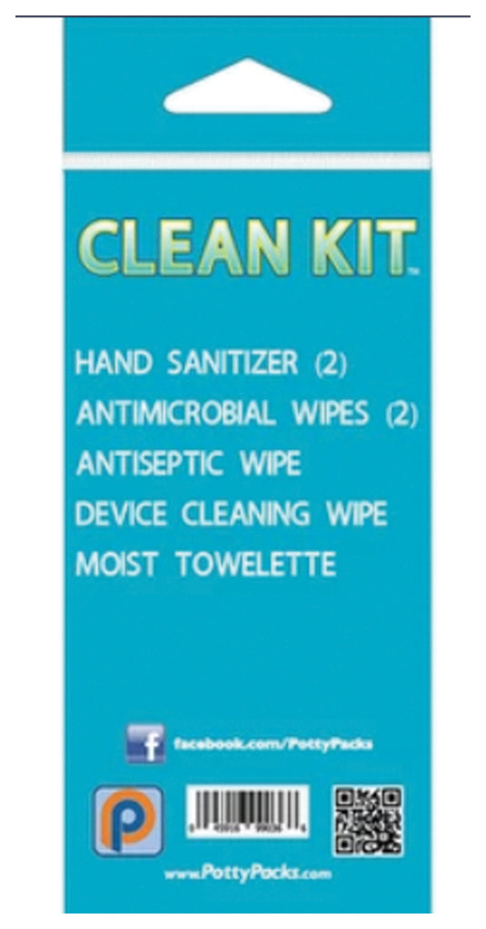 Stay Fresh on the Go with Potty Packs Clean Kit