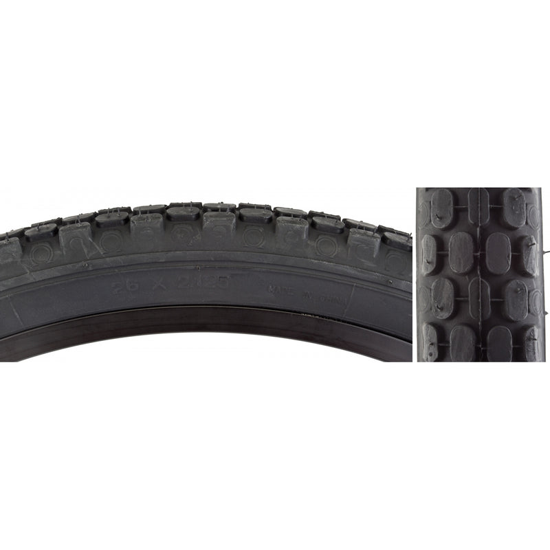 Load image into Gallery viewer, Pack of 2 Sunlite Cruiser CST693 26x2.125 Clincher Wire TPI 35 Black/Black
