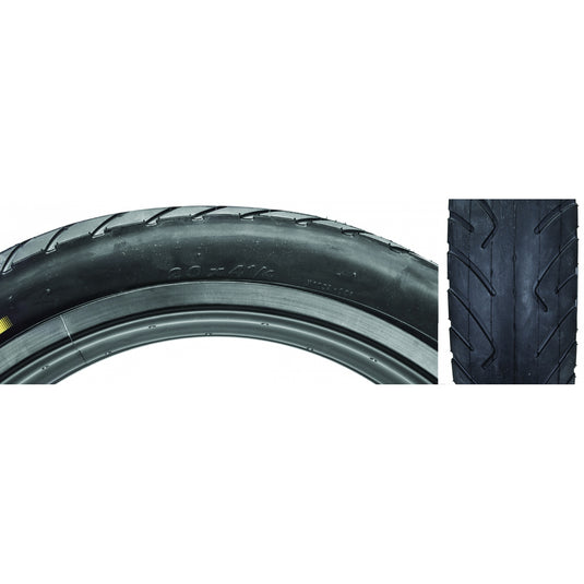 Sunlite XL Tires 20 x 41/4 Clincher Wire Black/Black Pack of 2 Reflective