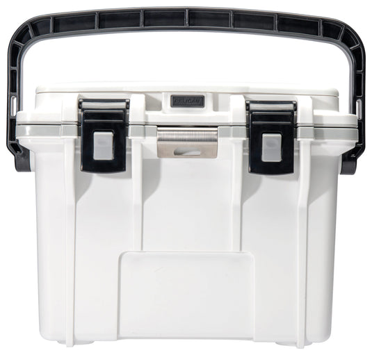 Premium Performance: Pelican 14qt Elite Cooler in White/Gray
