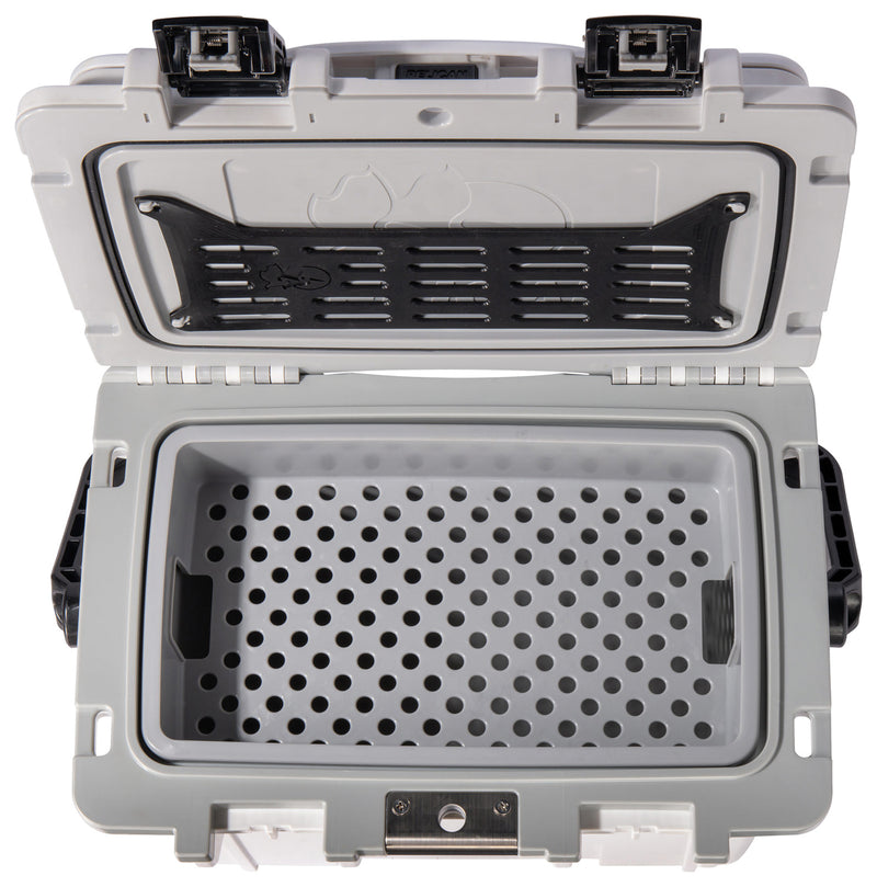 Load image into Gallery viewer, Premium Performance: Pelican 14qt Elite Cooler in White/Gray
