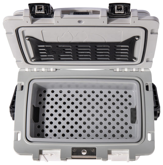Premium Performance: Pelican 14qt Elite Cooler in White/Gray