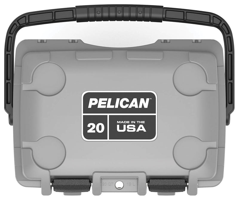 Load image into Gallery viewer, Stay Cool in Style with the Pelican 20qt Elite Cooler in Gray/Green
