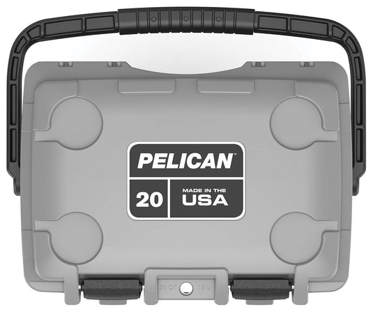 Stay Cool in Style with the Pelican 20qt Elite Cooler in Gray/Green