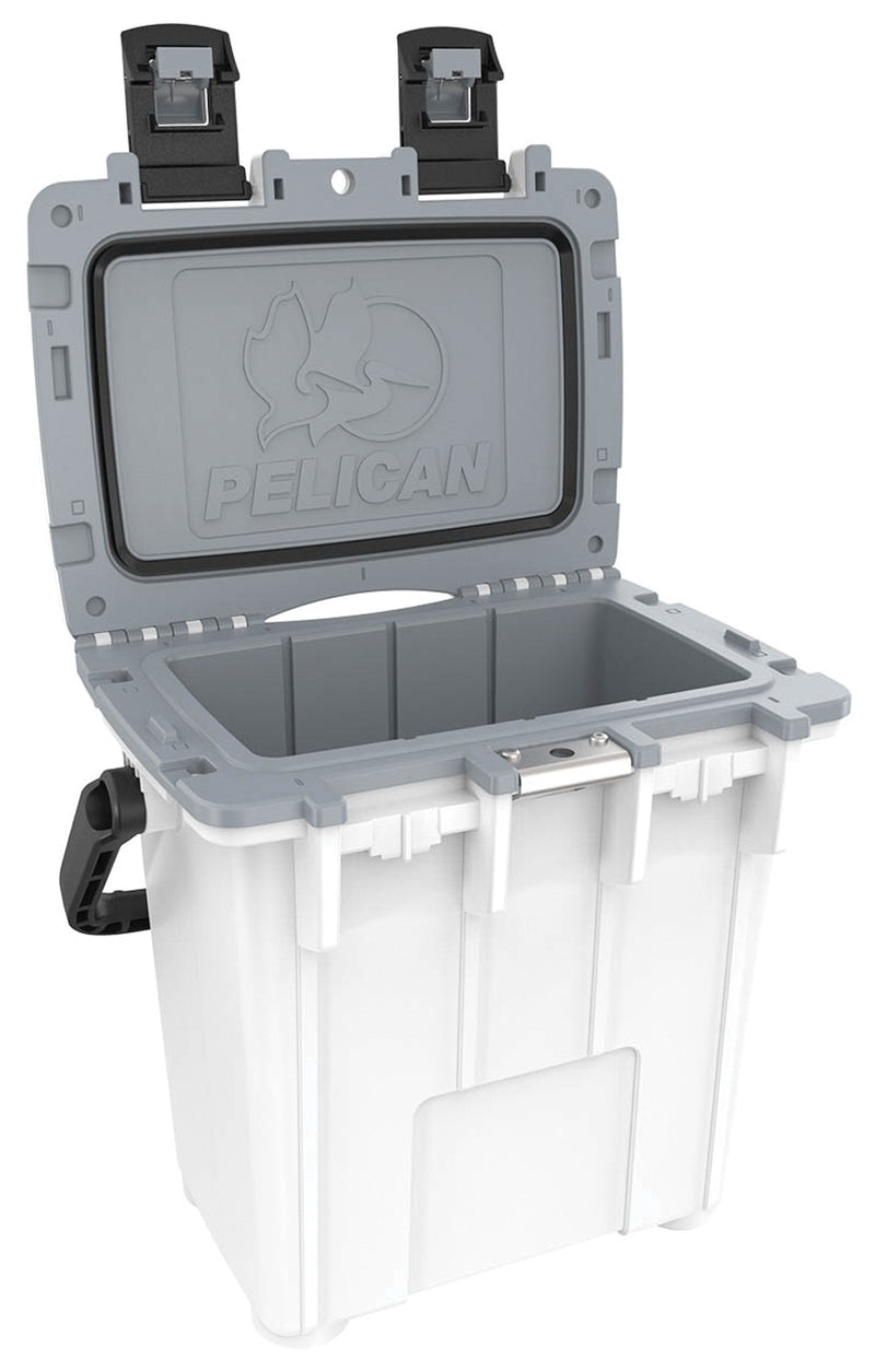 Load image into Gallery viewer, Premium Performance: Pelican 20qt Elite Cooler in White/Gray
