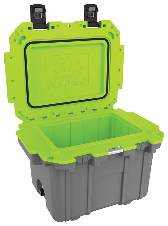 Pelican 30qt Elite Coolergray/green