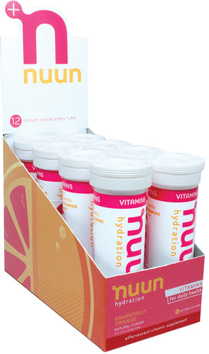 Nuun Vitamins Electrolyte Tablets - Grapefruit/Orange Flavor for Energy and Hydration