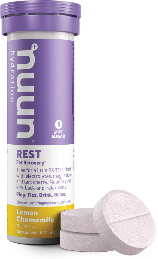 Nuun Rest Lemon Chamomile Tabs: Sport & Recovery Drink for Restful Nights