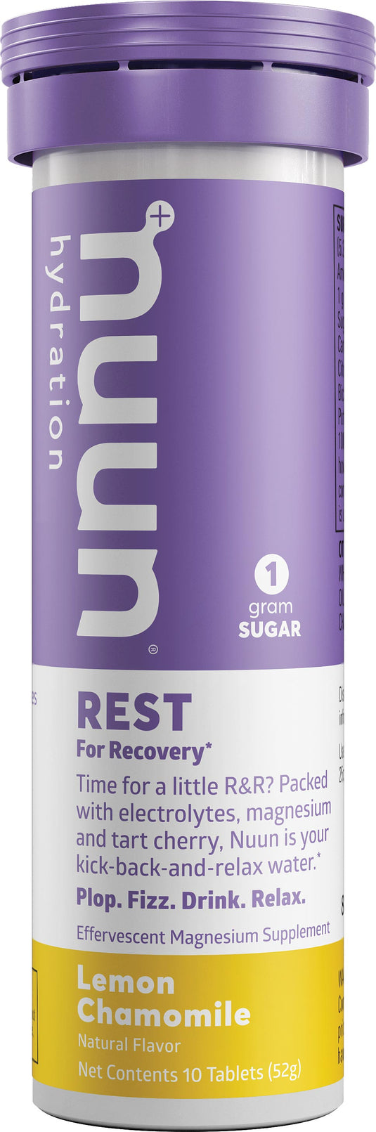 Nuun Rest Lemon Chamomile Tabs: Sport & Recovery Drink for Restful Nights