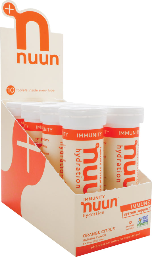 Nuun Immunity Orange/Citrus Tabs: Sport & Recovery Drink for Enhanced Immune Support