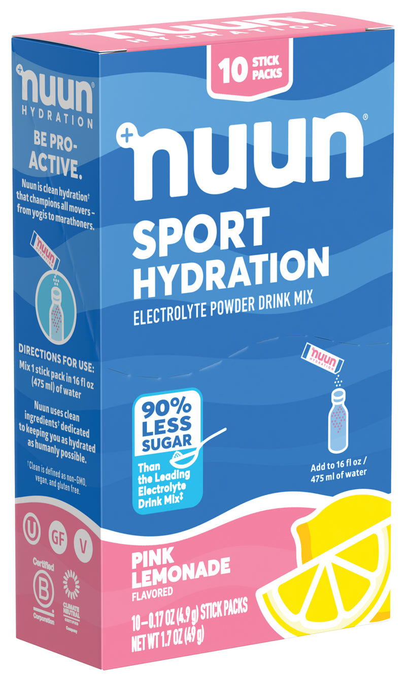 Load image into Gallery viewer, Nuun Sport Pink Lemon Powder: Hydration and Electrolyte Boost for Active Lifestyles Pack of  10
