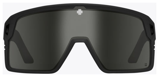 SPY+ Monolith Sunglasses Matte Blk Happy Gray Green w/ Blk Spectra Mirror Lenses