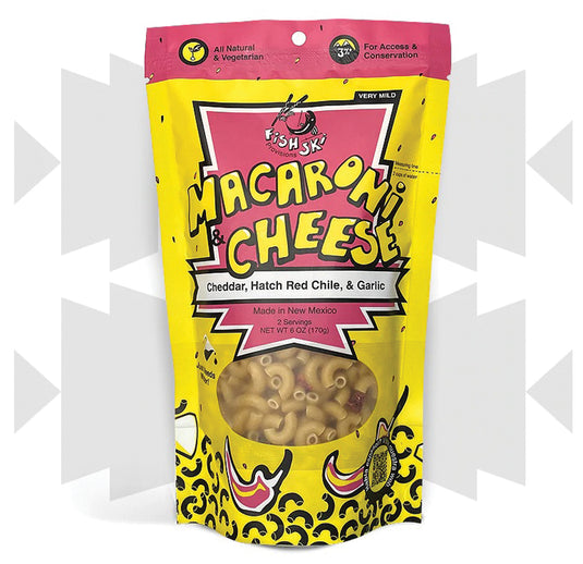 Fishski Hatch Red Chili Garlic Cheddar Mac and Cheese