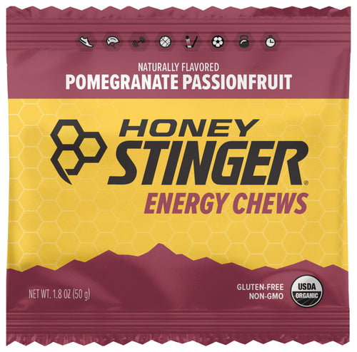 Honey Stinger Organic Energy Chews Energy Chew Pom Passion Energy Food