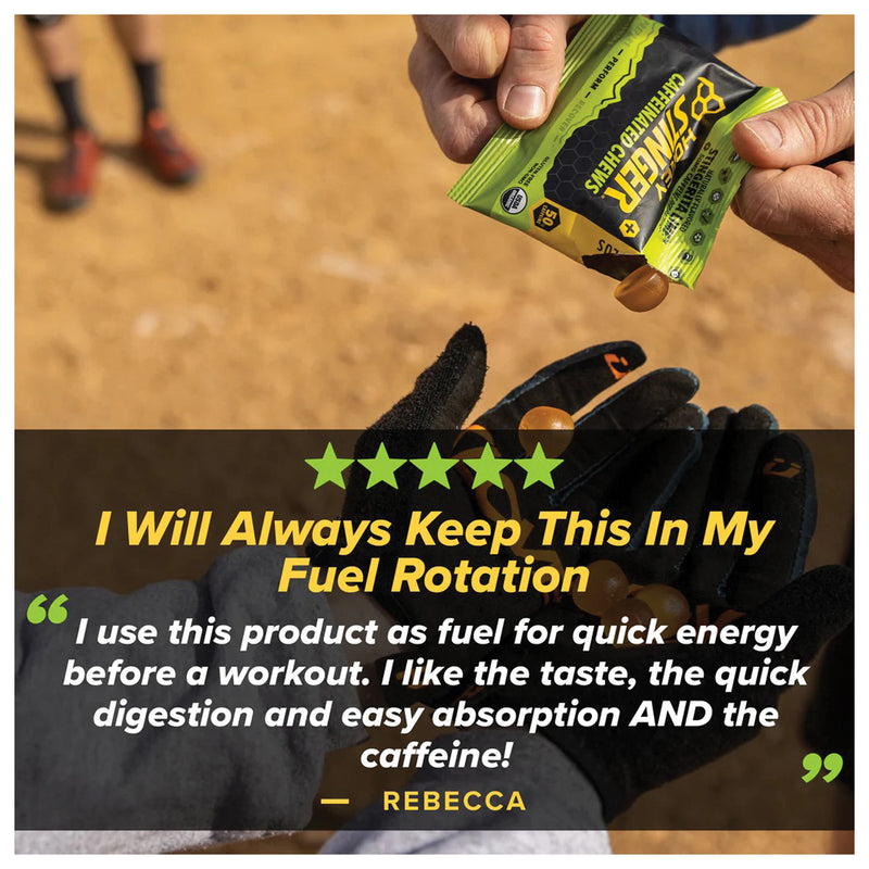 Load image into Gallery viewer, Honey Stinger Caffeinated Energy Chews - Stingerita Lime, Box of 12 Packets Pack of  12
