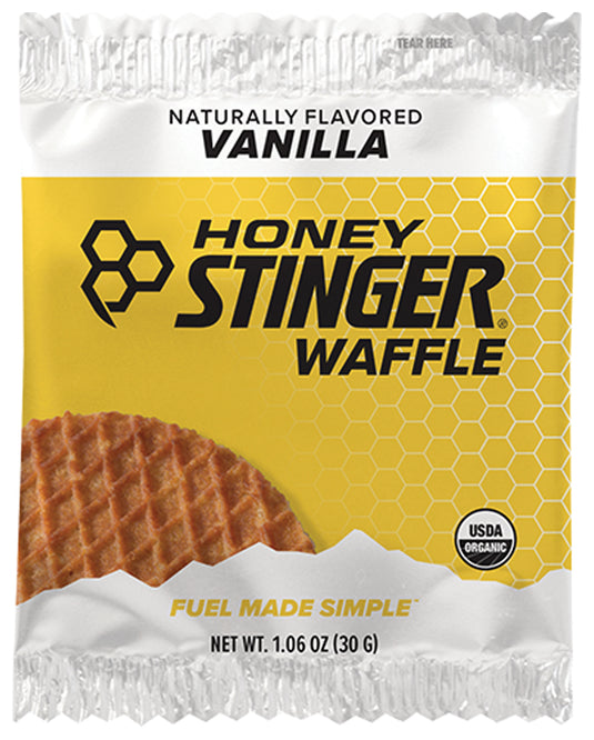 Honey Stinger Stinger Waffle - Vanilla Delight: A Sweet and Energizing Treat Pack of  12