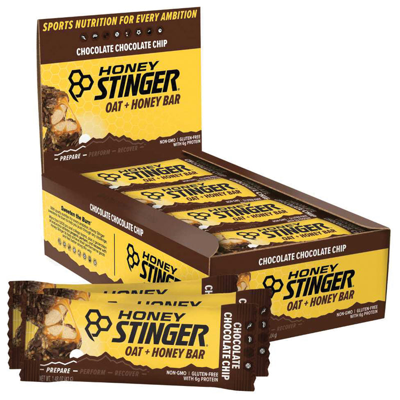 Load image into Gallery viewer, Honey Stinger Oat and Honey Bars - Chocolate Chip, Box of 12 Pack of  12
