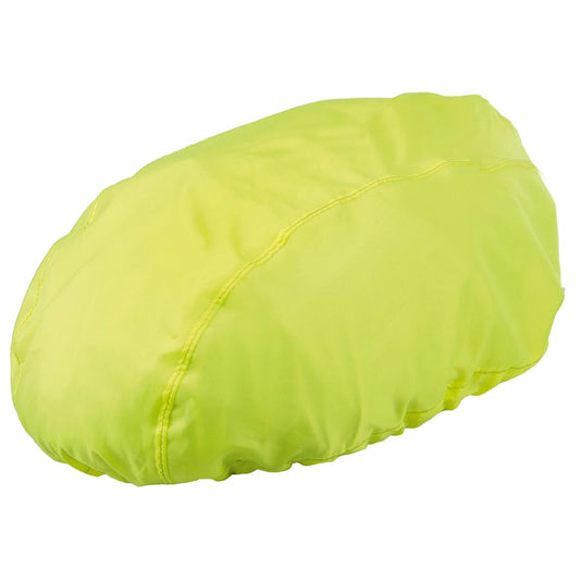 M-Wave Helmet Cover Water resistant, Neon Yellow with reflective logos