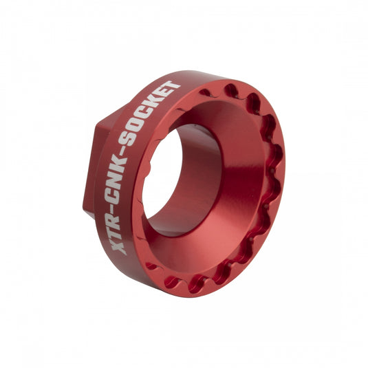 Wheels Manufacturing XTR Crank Socket Lockring Tool Red 16-Notch XTR-CNK-SOCKET