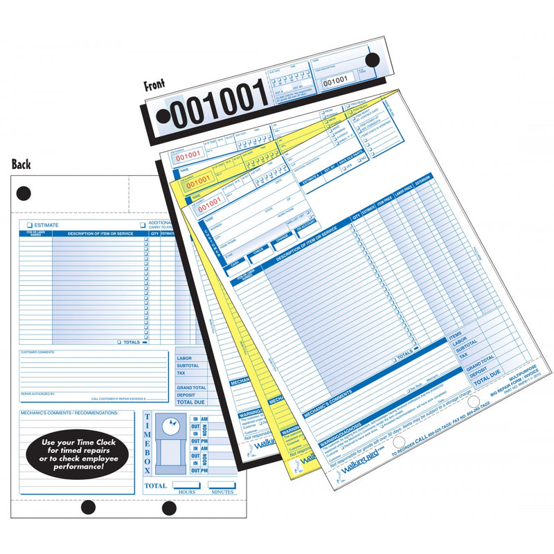Load image into Gallery viewer, Walking-Bird-Publications-Big-Repair-Sales-Forms-Miscellaneous-Shop-Supply-MSSS0020
