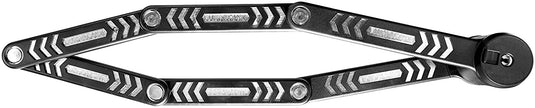 Kryptonite Keeper Folding Bike Locks – 3mm Hardened Steel, Compact, Keyed, Moderate Security, 85cm & 100cm Lengths with Transport Brackets