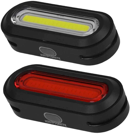 Kryptonite Avenue F-100 Headlight and R-50 COB Taillight Set