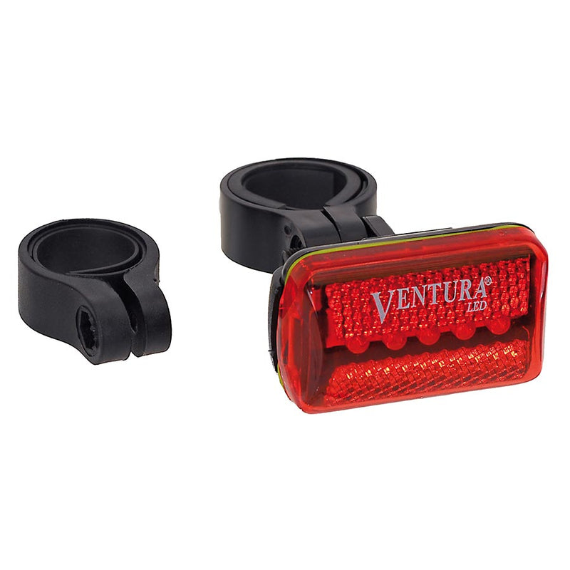 Load image into Gallery viewer, Ventura Rear Flashing Reflector Light, Light, Rear, Black
