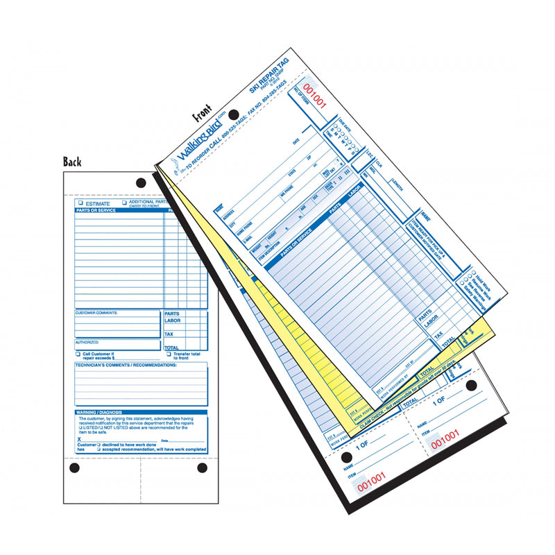 Load image into Gallery viewer, Walking-Bird-Publications-Ski-Repair-Tags-Miscellaneous-Shop-Supply-MSSS0033
