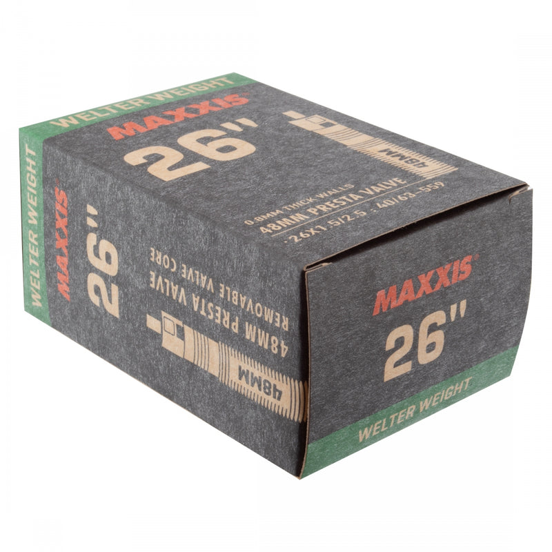 Load image into Gallery viewer, Pack of 2 Maxxis Welterweight Tube 26x1.5-2.5 PV 48mm 0d
