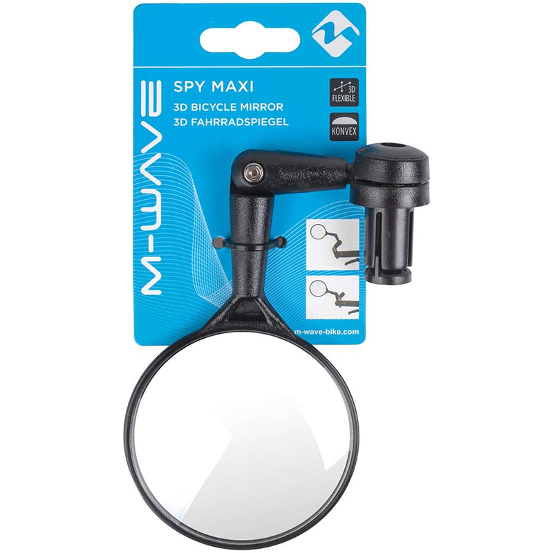 Load image into Gallery viewer, M-Wave Spy Maxi Mirror Mount: Handlebar
