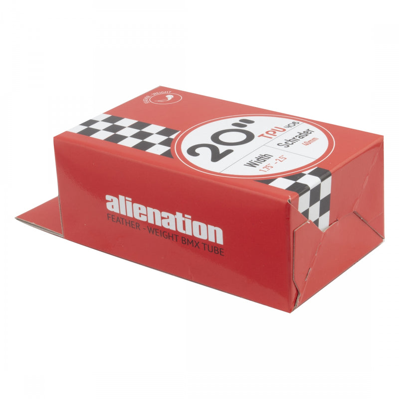 Load image into Gallery viewer, Alienation Feather-Weight BMX TPU Tube 20x1.75-2.50 SV 40mm 0d
