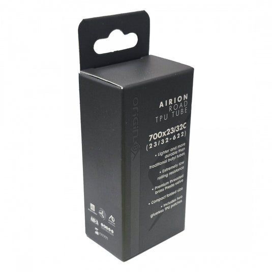 Origin8 Airion TPU Road & MTB Tubes 700x23-32 with Premium Brass Presta Valves, Lightweight & Puncture Resistant