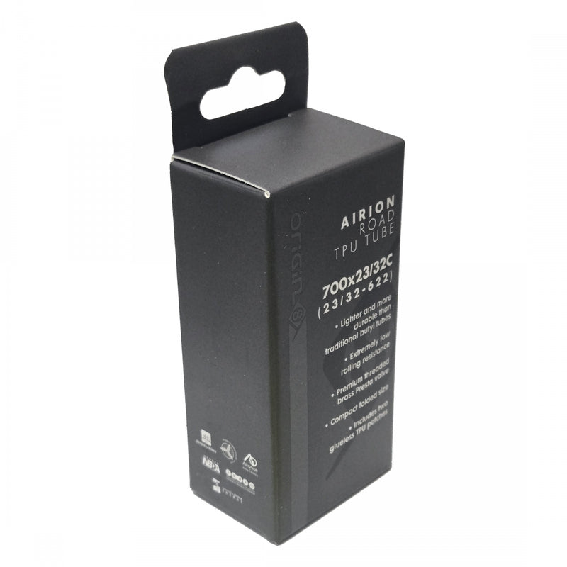 Load image into Gallery viewer, Origin8 Airion TPU Road &amp; MTB Tubes 700x23-32 with Premium Presta Valves, Ultra-Light &amp; Puncture-Resistant
