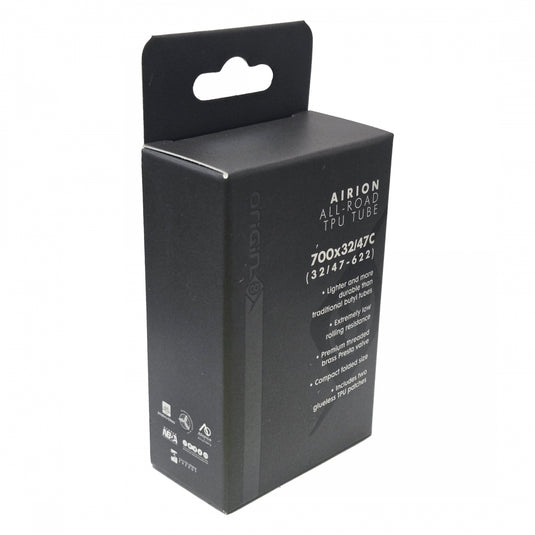 Origin8 Airion TPU Tubes Bundle Lightweight, Puncture-Resistant All-Road & Gravel Bike Inner Tubes with Premium Brass Presta Valves